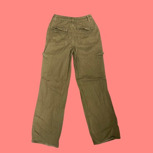 Denim Co. Olive Green Cargo Pants Women’s Size 4 (EUR 36 / UK 8) - Picture 4 of 10